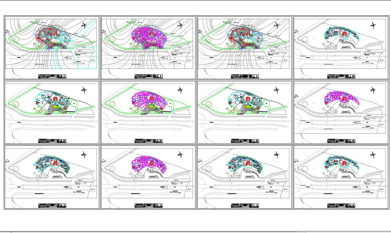 Embassy architecture drawing layout plan