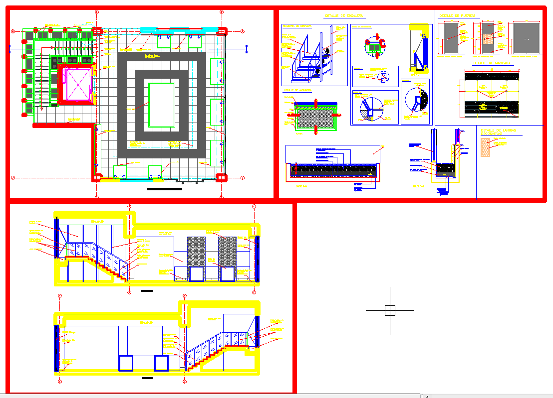 Showroom and Stairs Detail