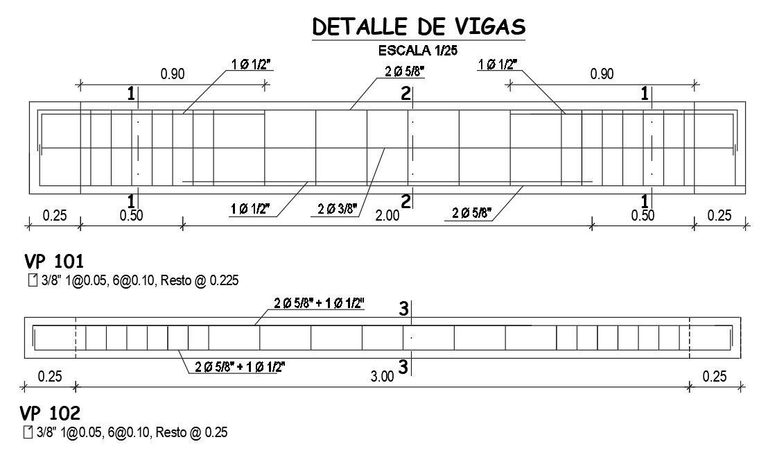 3.5m length of the beam is given for 35x25m multi sports plan in this AutoCAD model. Download now.