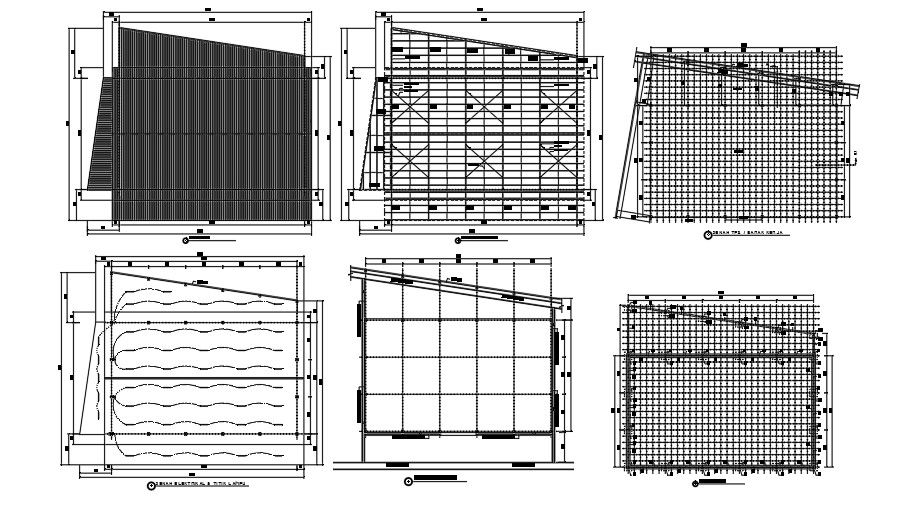 3600x3100mm foundation plan layout AutoCAD drawing