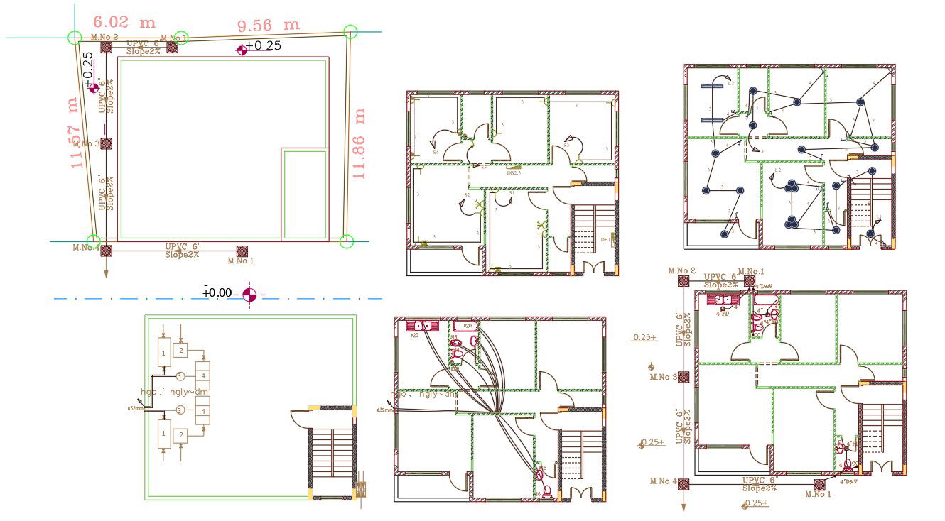 36 By 42 Feet House Plan Design DWG File