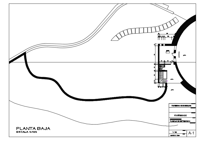 36x13m architecture luxury villa ground floor plan