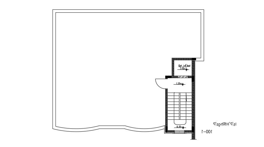 36x19 Meter House Terrace Plan Layout AutoCAD DWG File