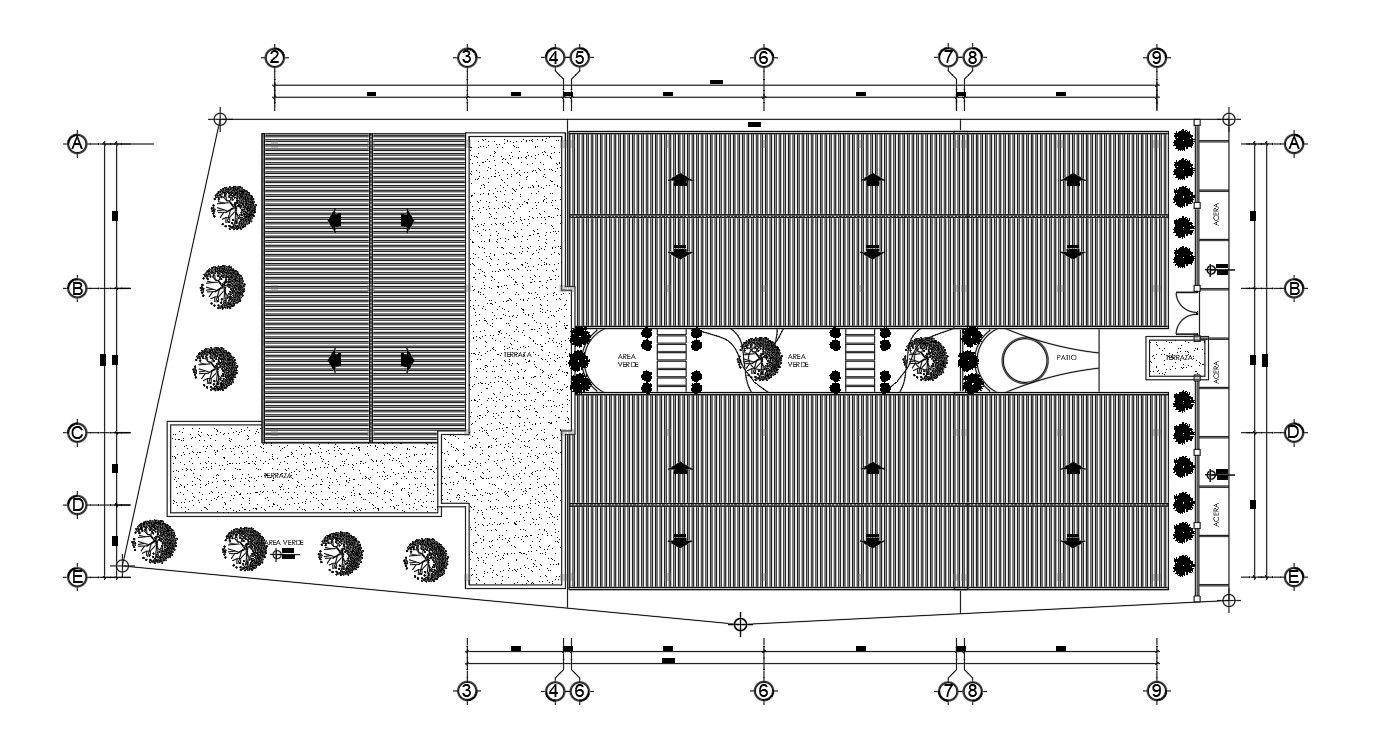 37x18m school plan is given in this Autocad drawing file. Download now.