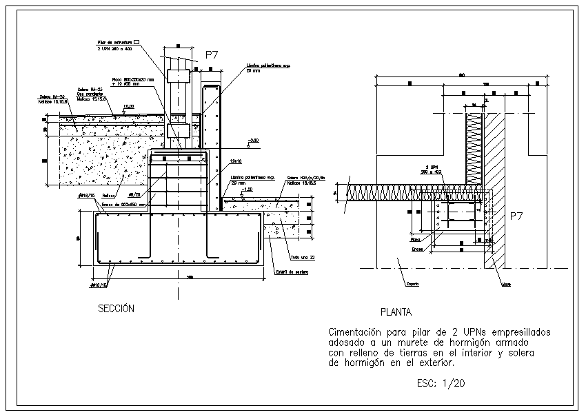 Steel Footing Design