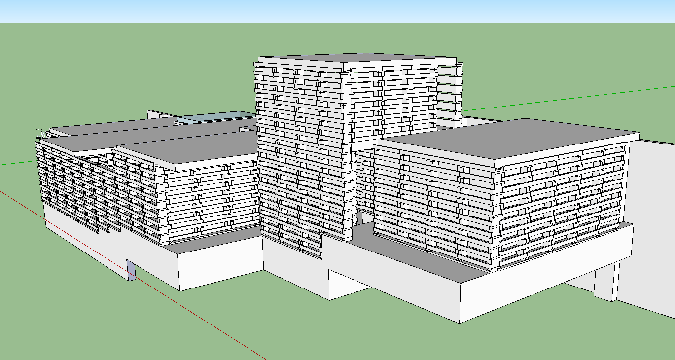 Modern Office Architecture 3D DWG Design layout DWG Drawing File