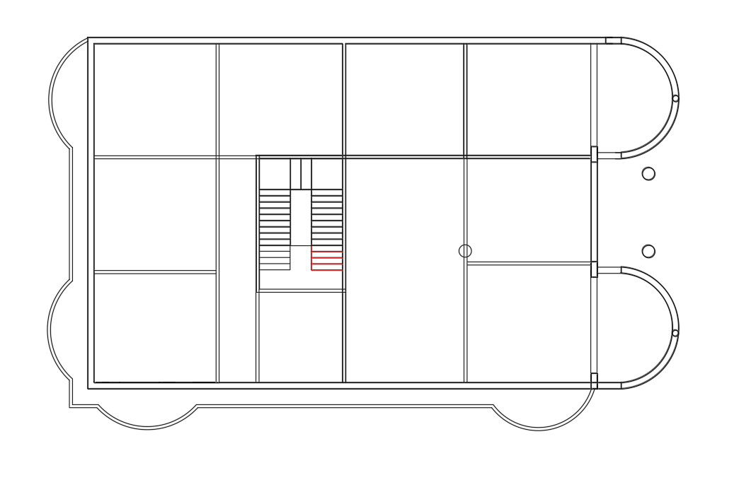3BHK House plans a rough layout AutoCAD DWG file.