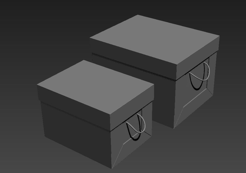 3D Box Download Free MAX File