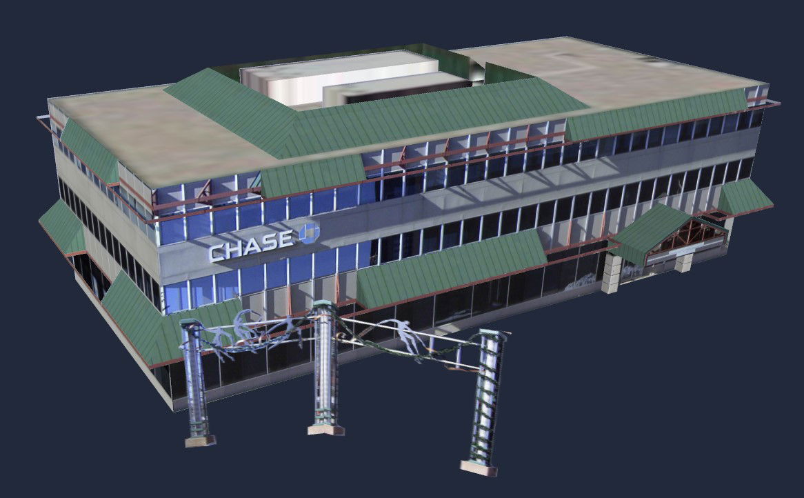 Modern 3D Building Concept Model for Architects in SKP Format File