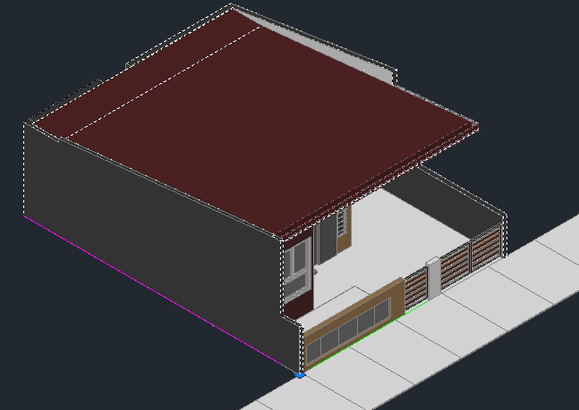 3D Design of Master Bedroom dwg file