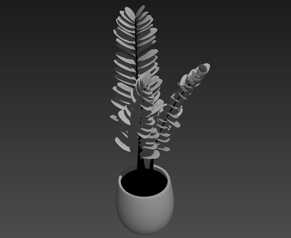 3D Model Of Flower Pot MAX File