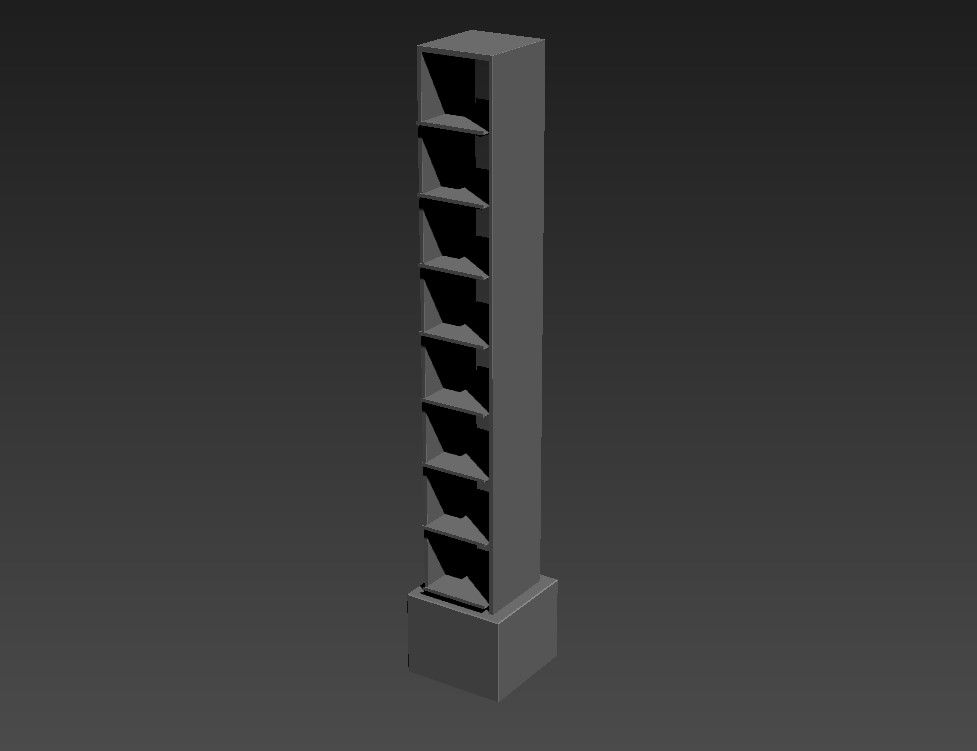 3ds Max Wooden Storage Boxes Free 3D Model for Interior Designers