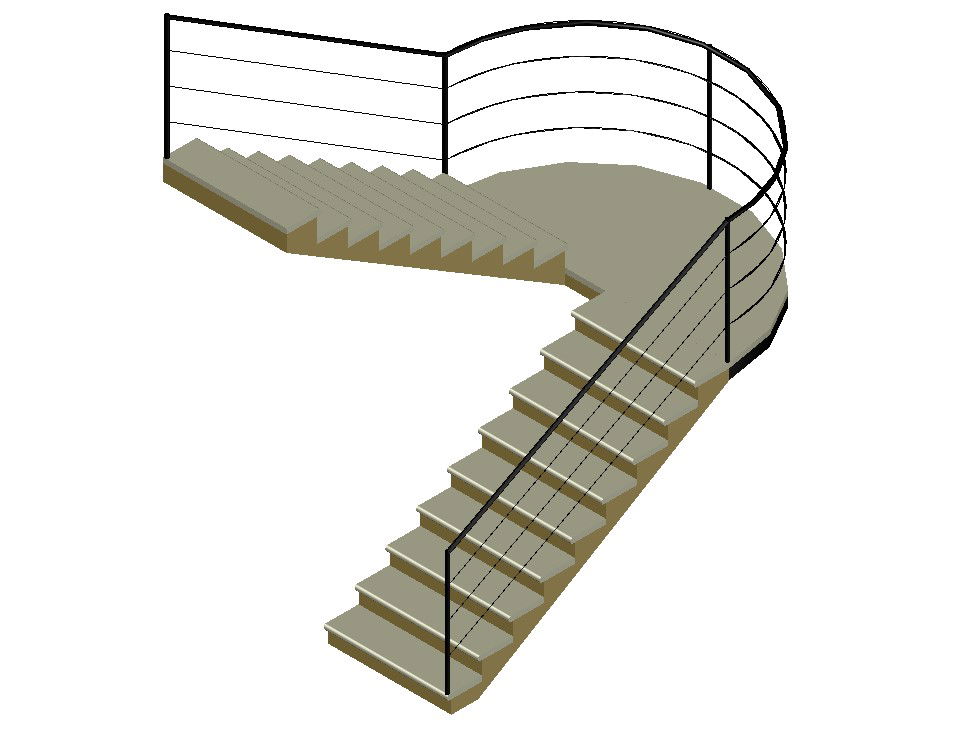 3D Stair Detail