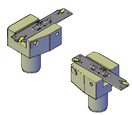 3D VDI Block with parting Blade design drawing