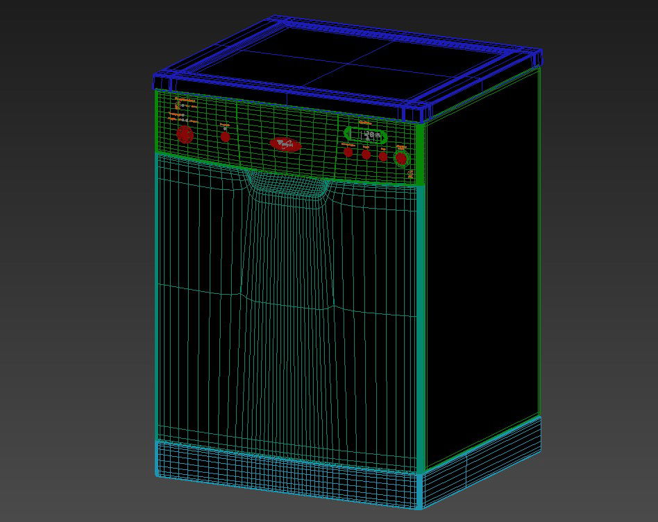 3D Washing Machine Download Free MAX File