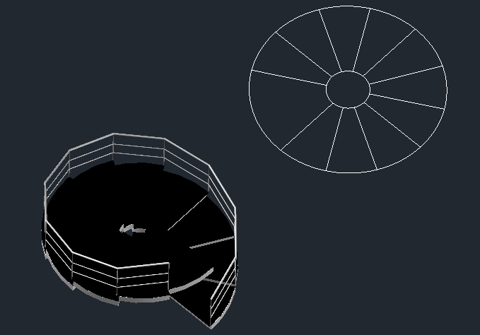 3D circular staircase