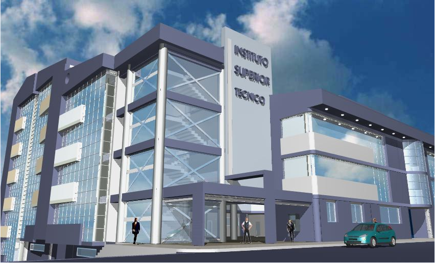 3D Commercial Building Elevation AutoCAD Plan in DWG Format File