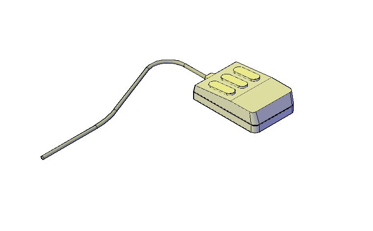 3D design drawing of Mouse