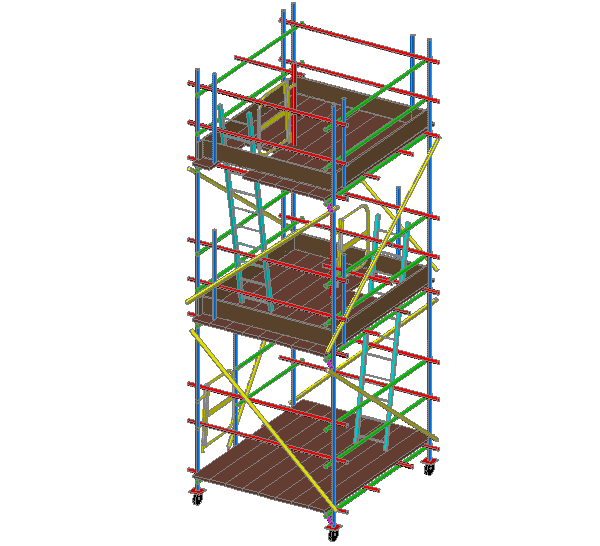 3D design of mobile tower