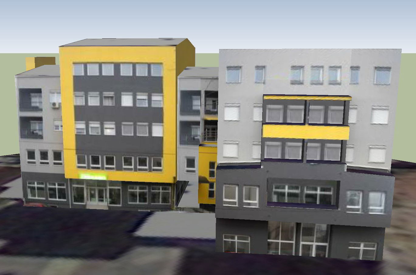 Explore Commercial Building in 3D drawing Model layout files