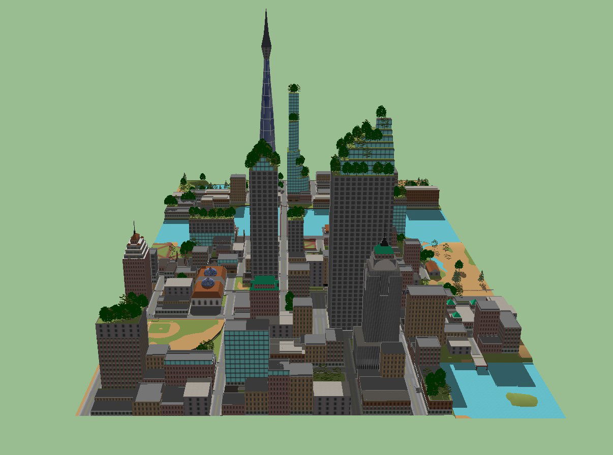 Commercial Building 3D Drawing model Plan in CAD Format files