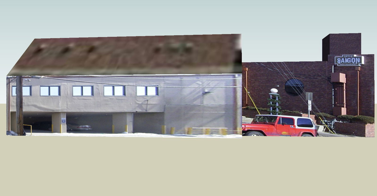 CAD Drawing of Commercial model Plaza 3D Layout Planning files