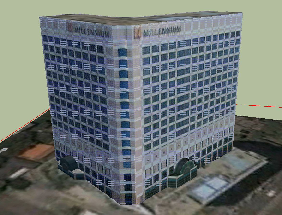 3D Architectural Hotel Building Design Drawing in AutoCAD DWG File