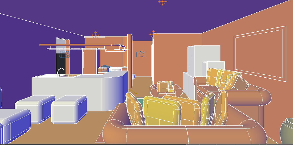 3D Office AutoCAD model plan for Functional Workspace Design files