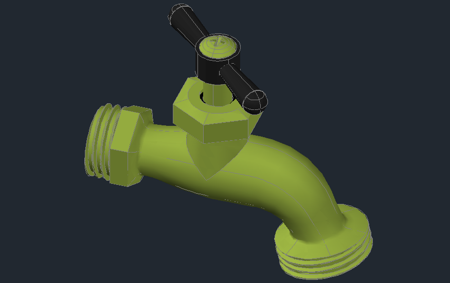 3D drawings of faucets