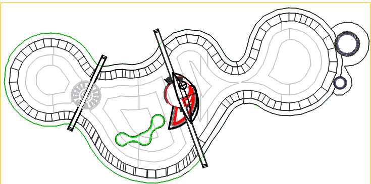 3D pool design dwg file