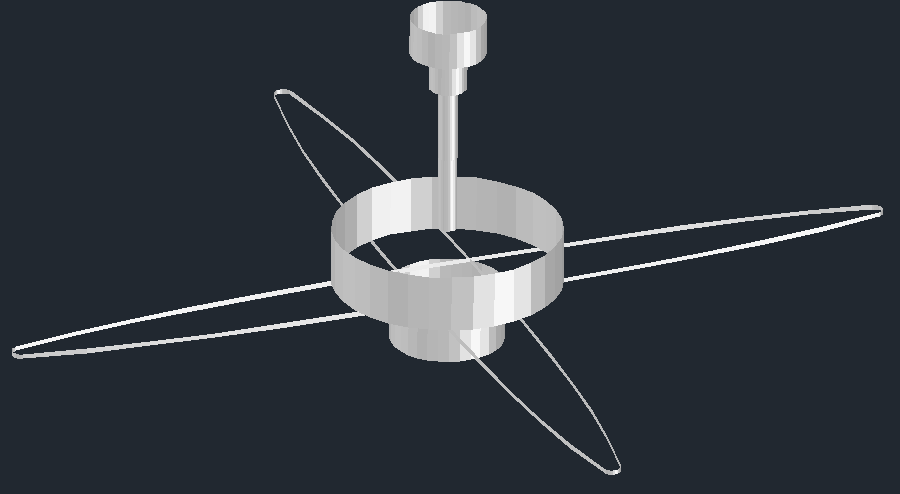 3D view of a ventilator 
