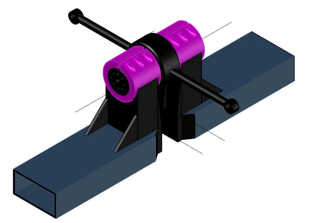 3D AutoCAD Drawing of the machinery gear Setup Elevation drawing is given in this CAD DWG file. Download the AutoCAD 2D DWG file.