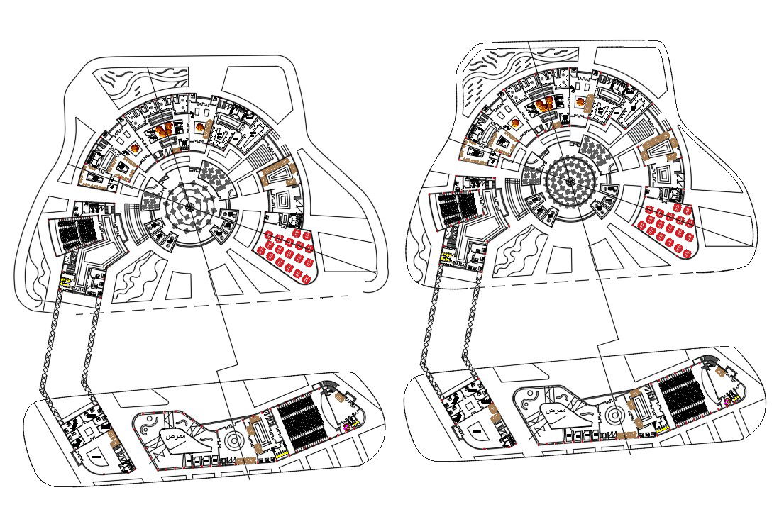 3D Autocad model of 3 star hotel is given in this file. Download the DWG Autocad file.