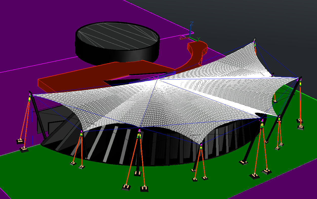 3D Tensile Half-Round Model in AutoCAD File