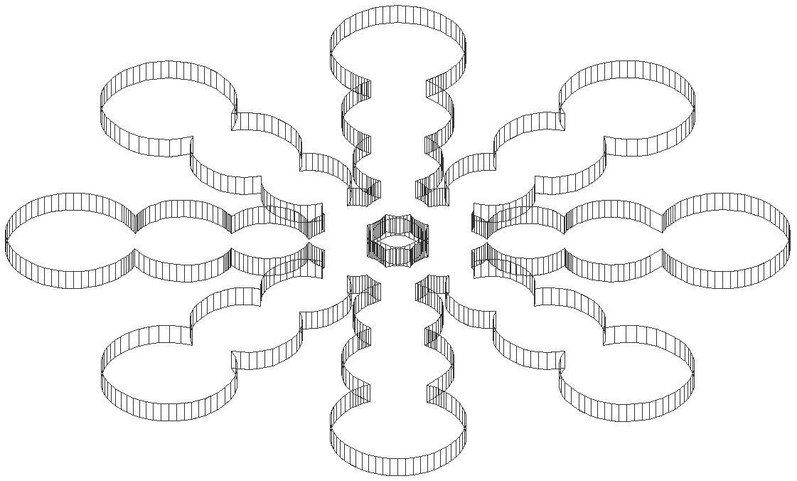 3D creative art DWG AutoCAD drawing