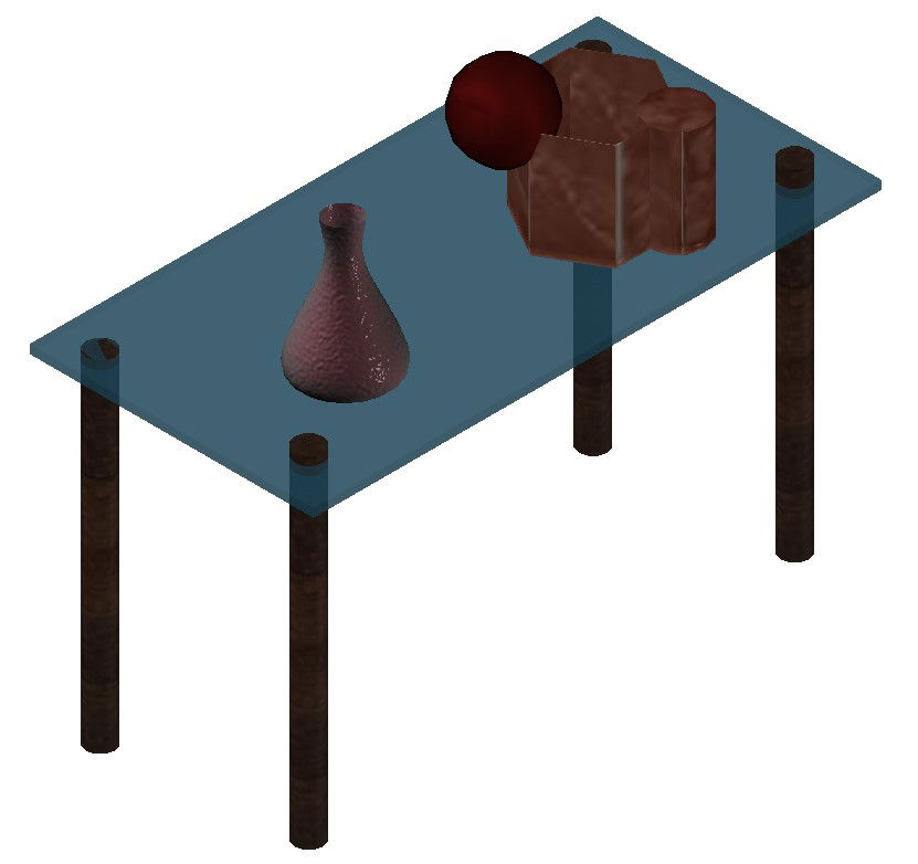 3D design of table in AutoCAD drawing, CAD file, dwg file