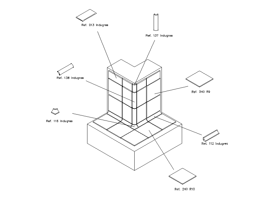 3D view of Individual section of Beaches vestuario is given in this Autocad drawing file. Download now.