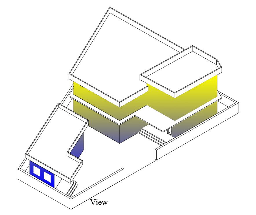 3D view of bank plan is given in this Autocad drawing file.Download the Autocad model.