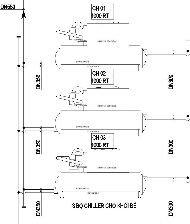 3 SET CHILLER FOR STOCK OF CHILLER SYSTEM.