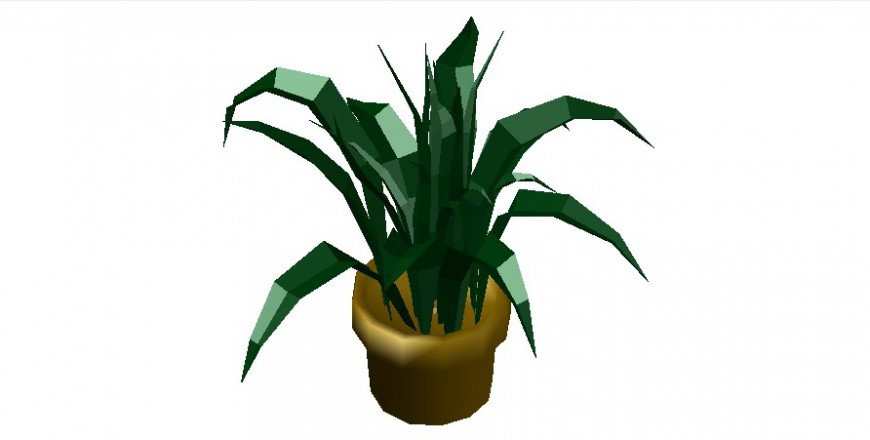 3 d cad drawing of flower pot auto cad software