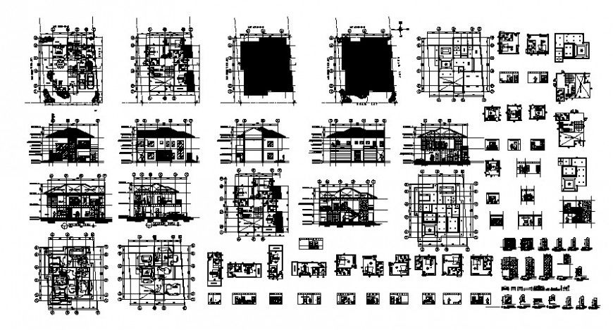 3 d cad drawing of the interior of ground floor plan Auto Cad software