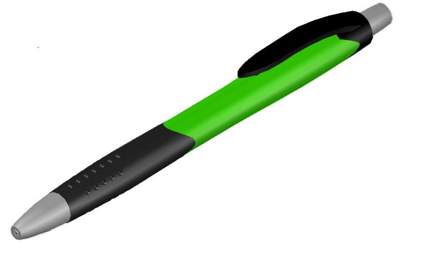 3 d pen detail dwg file
