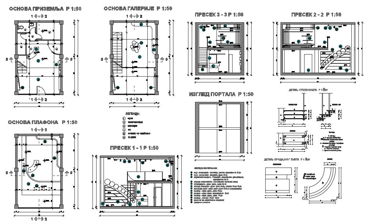 Interior Design of store DWG file
