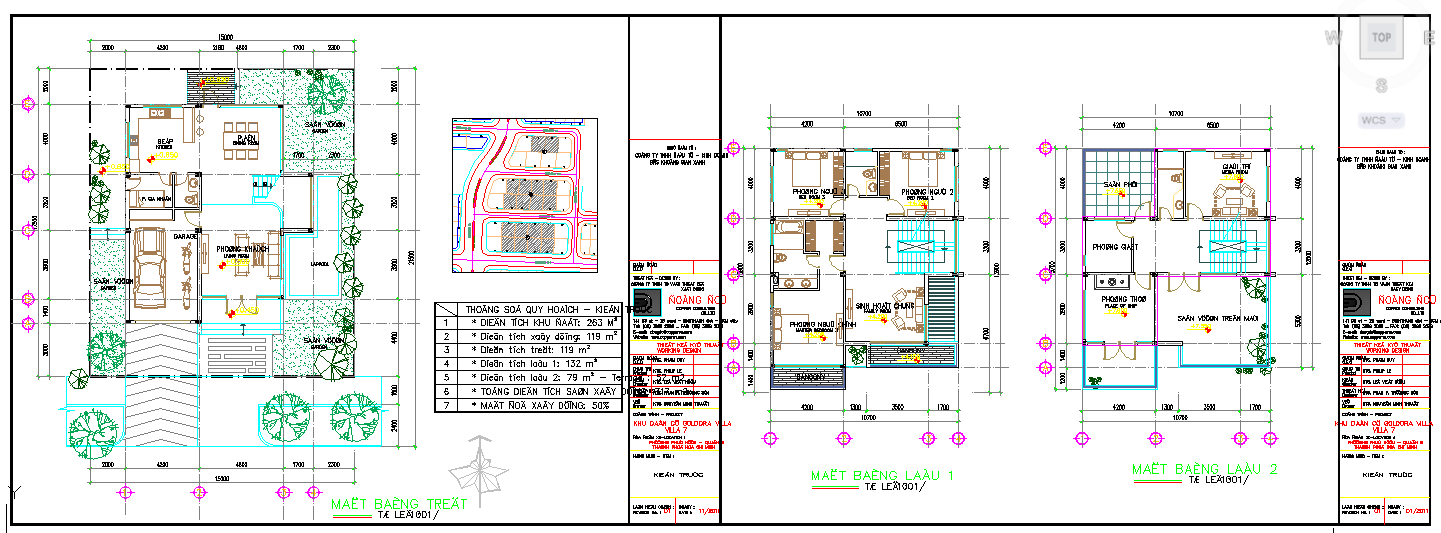 Bungalows Design plan