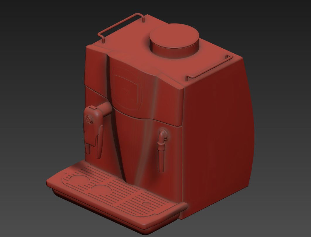 3d Coffee Machine Model MAX File