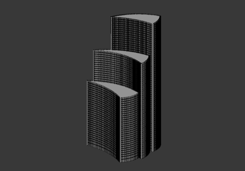 Commerce Building Design 3D Model File for CAD Layout Projects files