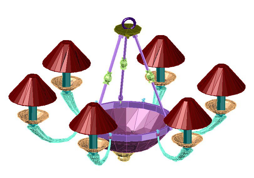 3d Electrical Zoomer Lighting Lamp Blocks DWG File