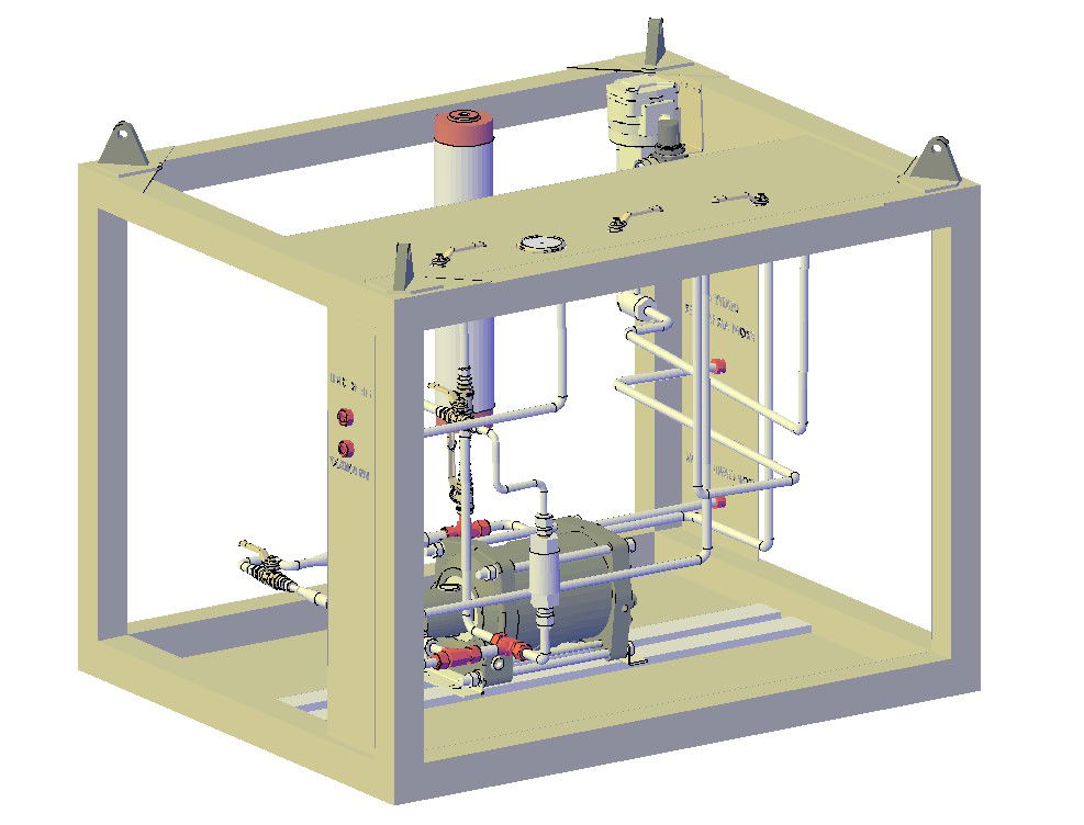 3d Machine Motors DWG File