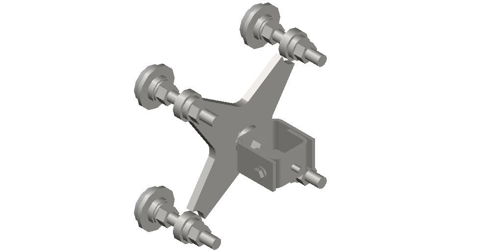 3d Mechanical blocks design CAD drawing