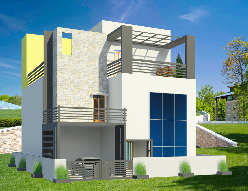 3d Modern House Project 